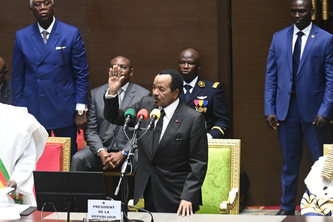 Cameroun : Paul Biya investi pour un nouveau mandat, malgré les ...